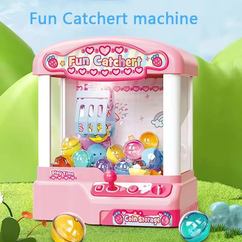 Игрушечный мини-автомат с мячами для детей с музыкой и светом