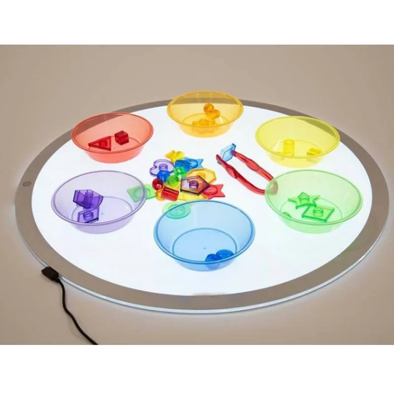 Детский сенсорный игровой стол Junlon Round с LED подсветкой для детей