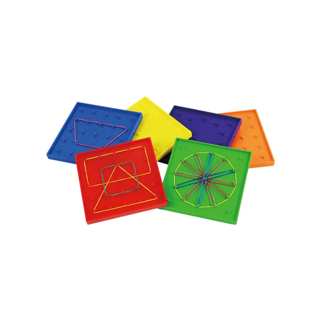 6PCS Маленькая геоборд игрушка для обучения математике