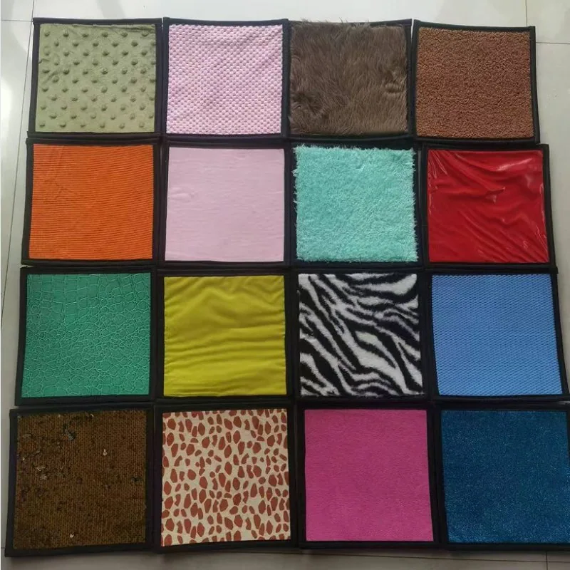 Обновленные 16PC/Set сенсорные маты для детей с аутизмом, сенсорные игрушки для детей с аутизмом, тактильная игрушка Монтессори, образовательные игрушки для 1-6 лет