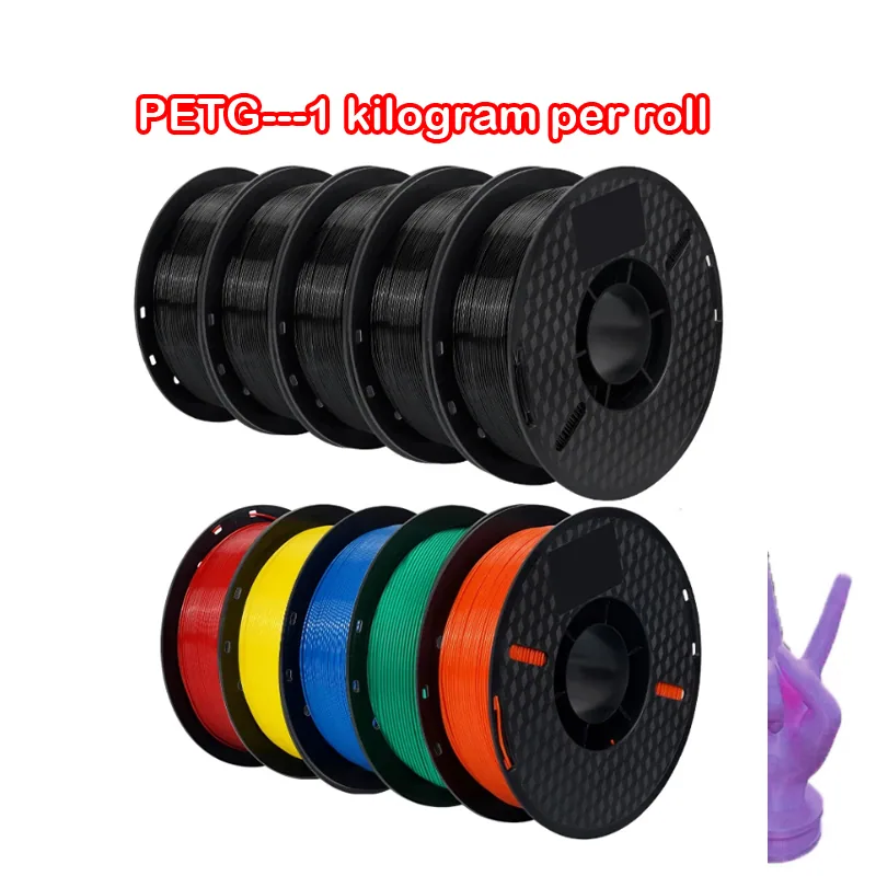 Высококачественный 1.75mm PETG 3D принтерный филамент автоматического класса 6 месячная гарантия Гуандун доступен на складе для 3D печати