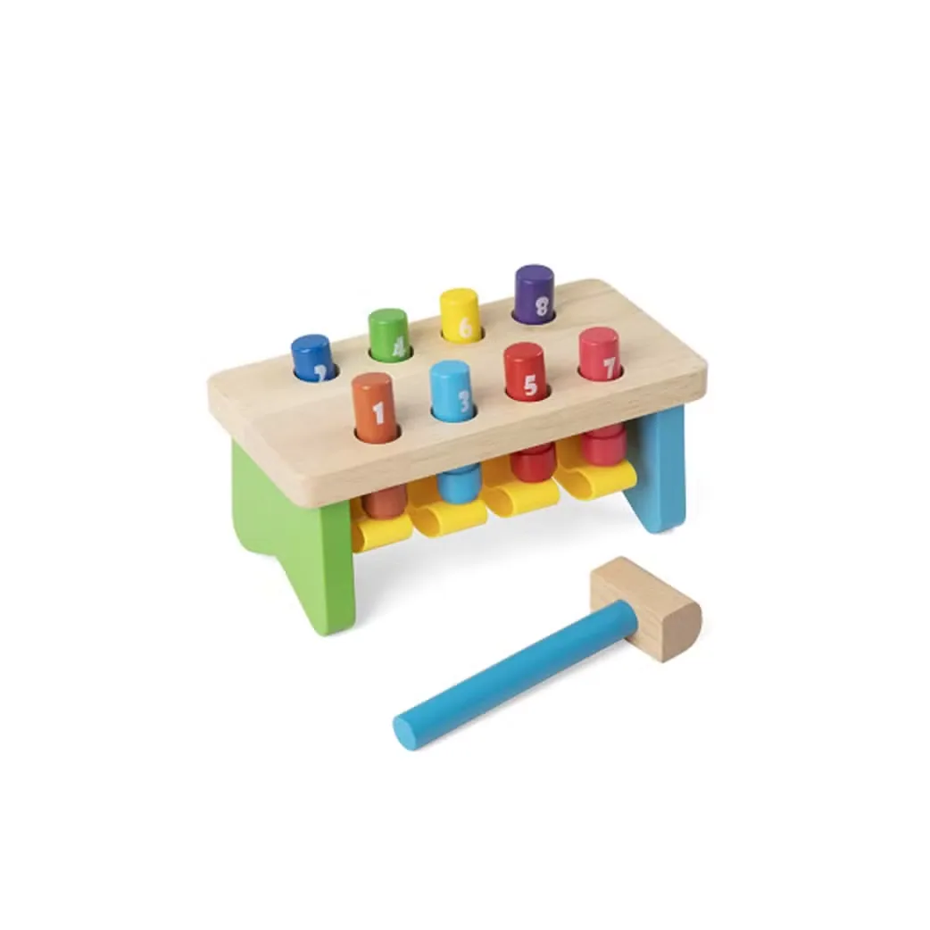 Радужная ударная скамейка образовательная игрушка для детского сада, preschool, дома