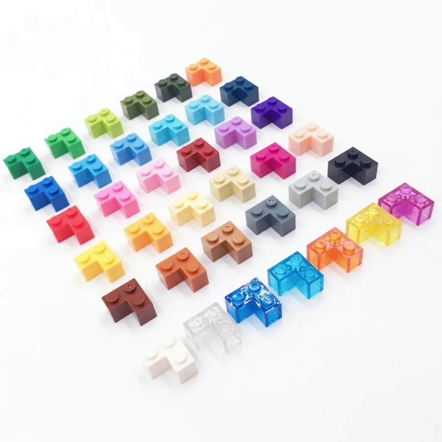 Яркий ABS 2X2 кирпичный строительный блок для рамы робота № 2357