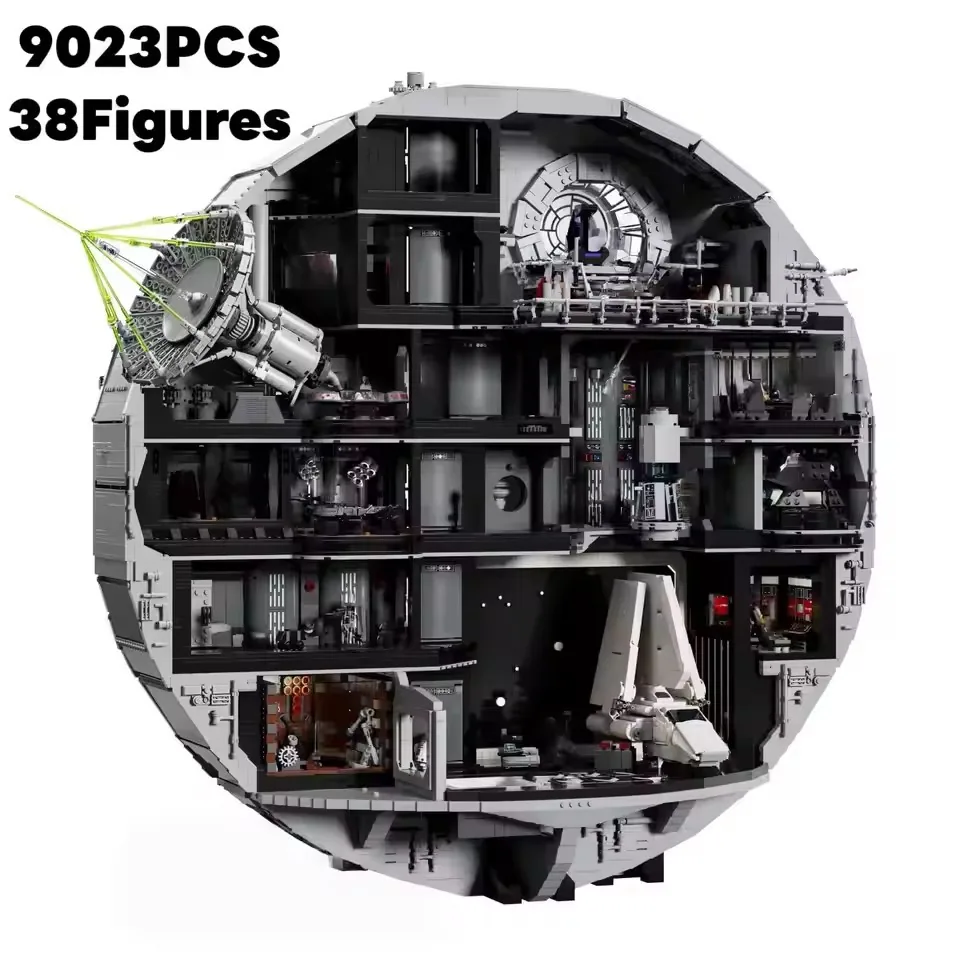 75419 90236PCS Модель Звезды Смерти Лего, строительные блоки, кирпичики, игрушки для детей, совместимые с Лего
