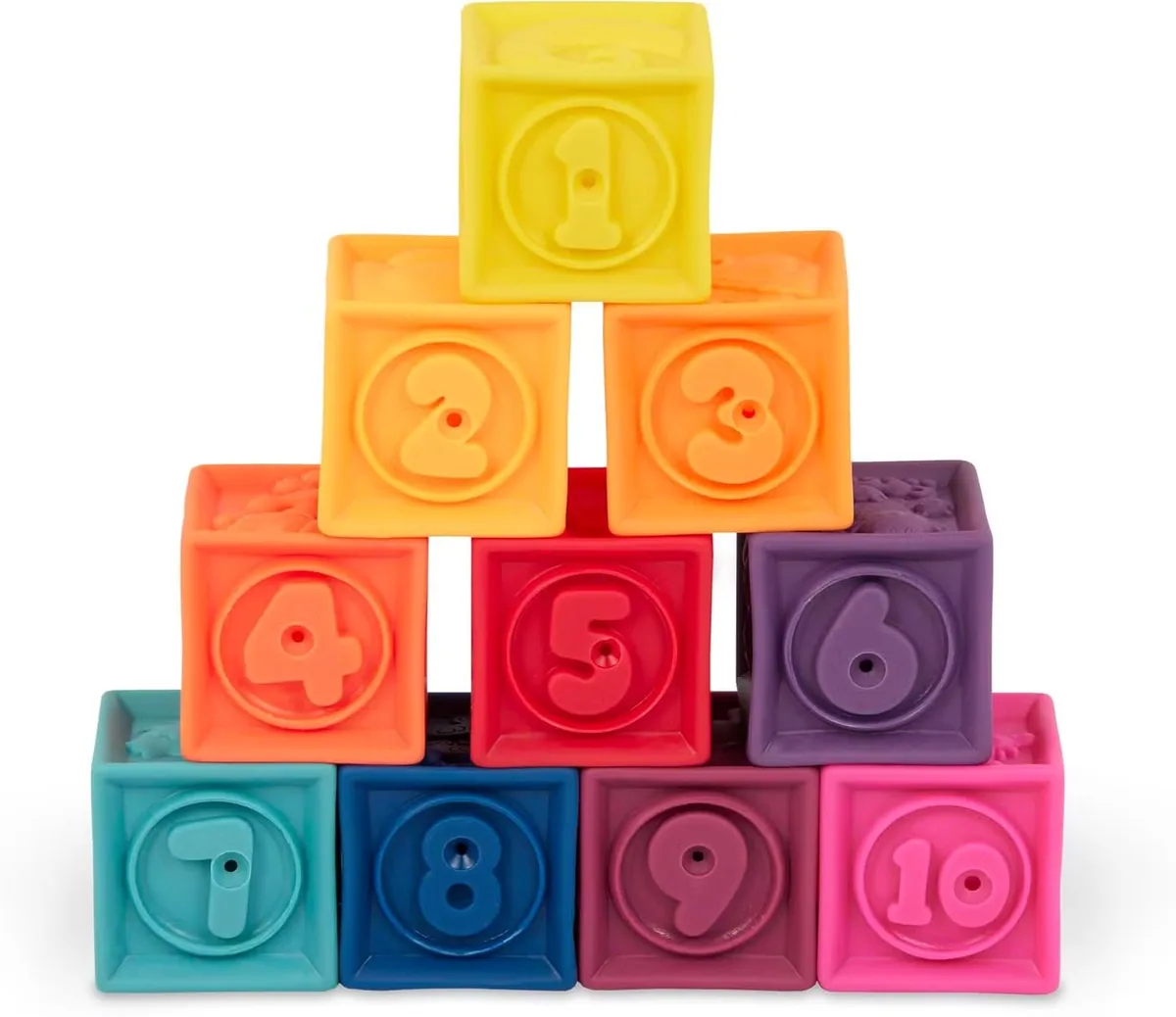 Мягкие stacking детские кубики для раннего обучения и развлечений