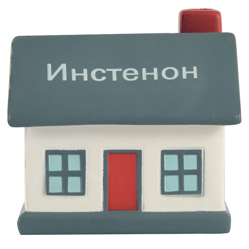 Оптовая игрушка в форме дома, ПУ антистресс, рекламные поролоновые игрушки, подарки