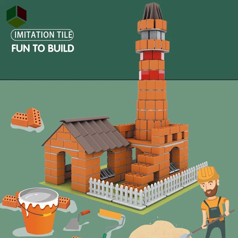Кубики Qstoys 280 ПС DIY Конструктор Игрушки Игровой дом Набор Миниатюрный дом Модель Кубиков для детей