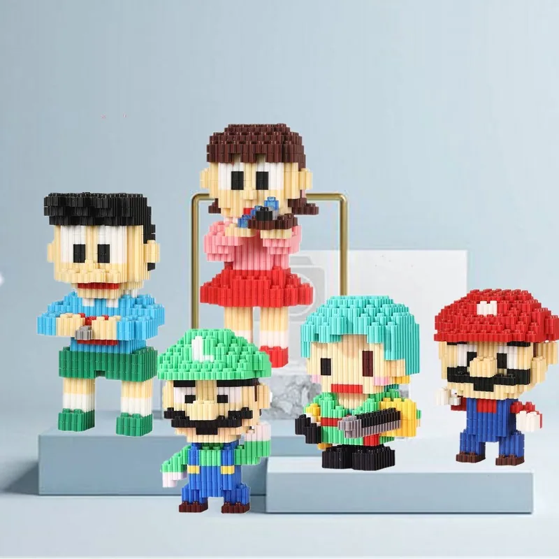 Сборка головоломки из мелких частиц для снятия стресса 3D Модель DIY ручной работы строительные блоки