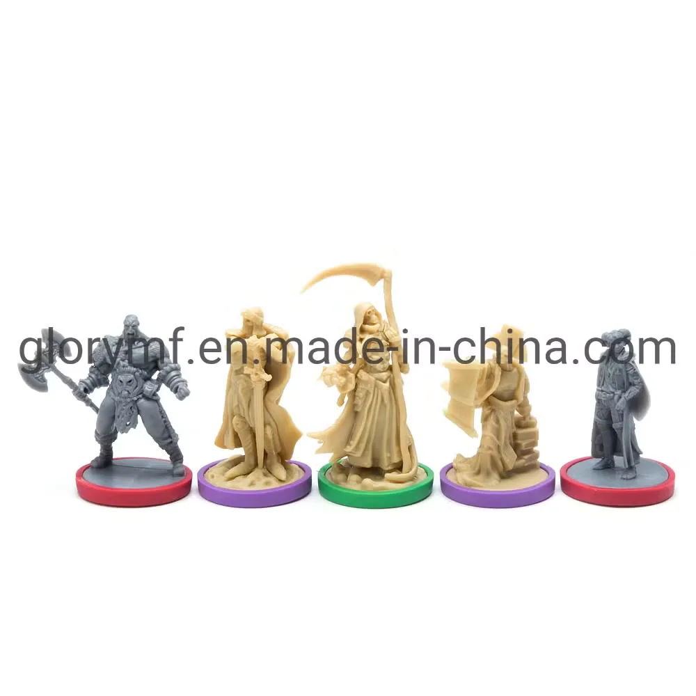 Кастомное 3D действие ПВХ 3-5cm фигурка самурая с оружием и основанием