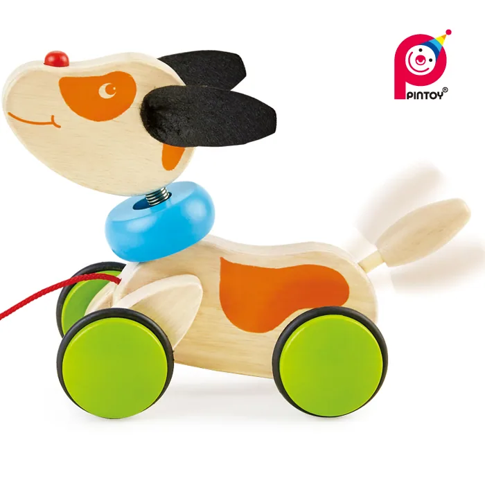 Деревянная игрушка для детей «Пуллинг Паппи» от Pintoy