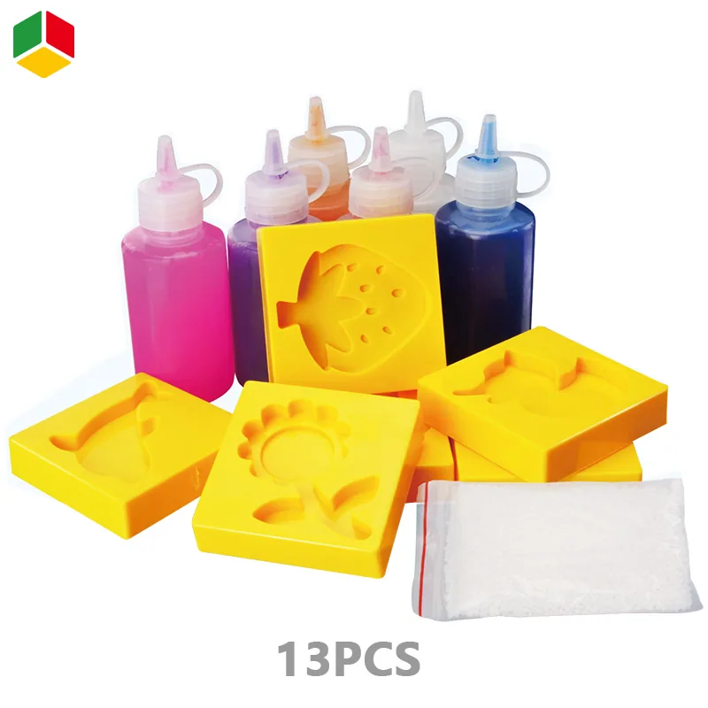 КС Волшебные 13PCS Игрушки для детей Лабораторные игрушки в коробке для еды Прекрасный дизайн Школьные научные STEM игрушки для обучения