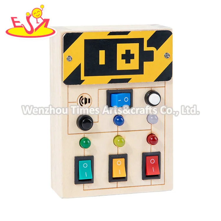 Деревянная электрическая переключательная доска для детей Montessori W12D459