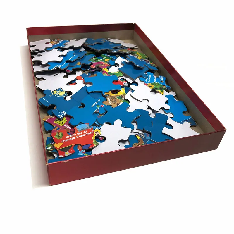 OEM/ODM Индивидуально напечатанный картонный пазл 500/1000PCS Пазл для детей и взрослых Игры с пазлами Игрушки