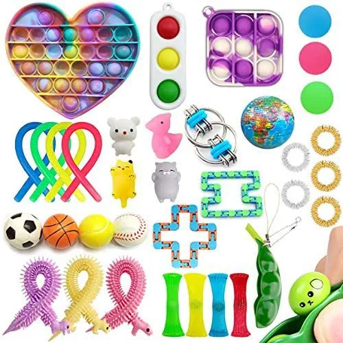 Пакеты Jumbo Frame купол силиконового герметика Popper сенсорных Push Pop Fidget игрушка для взрослых и детей