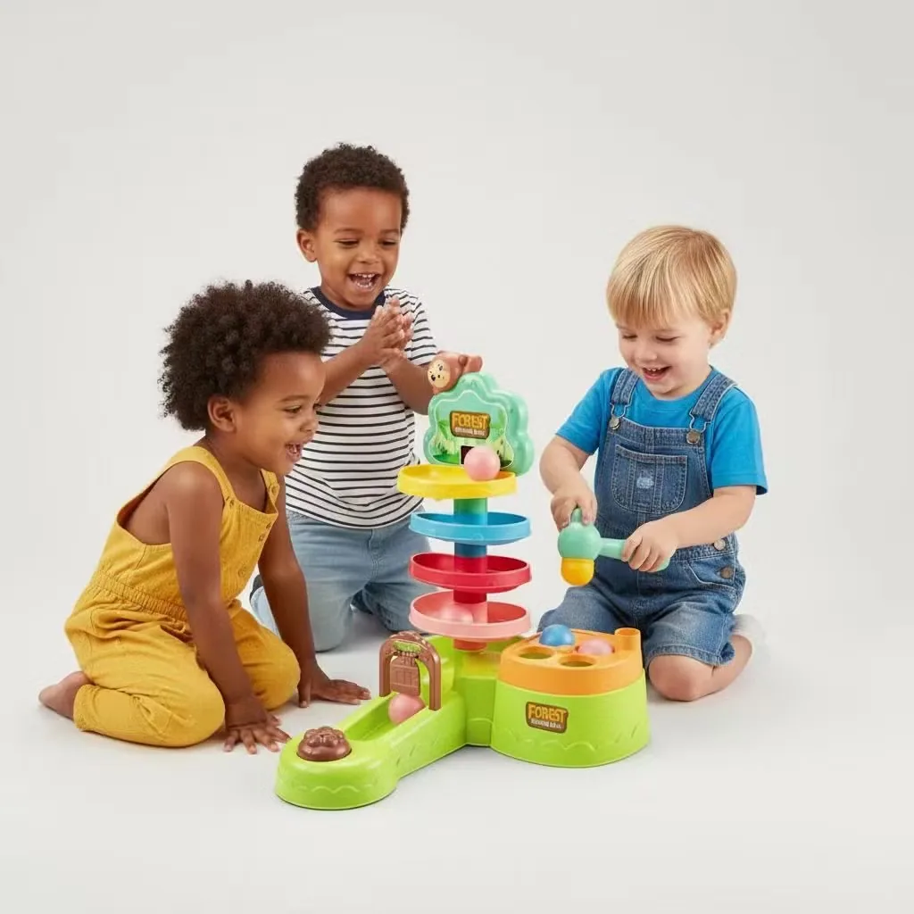 Горячая распродажа оптовых игрушек для раннего образования Montessori из пластика для детей, интерактивная настольная игра для подарка ребенку