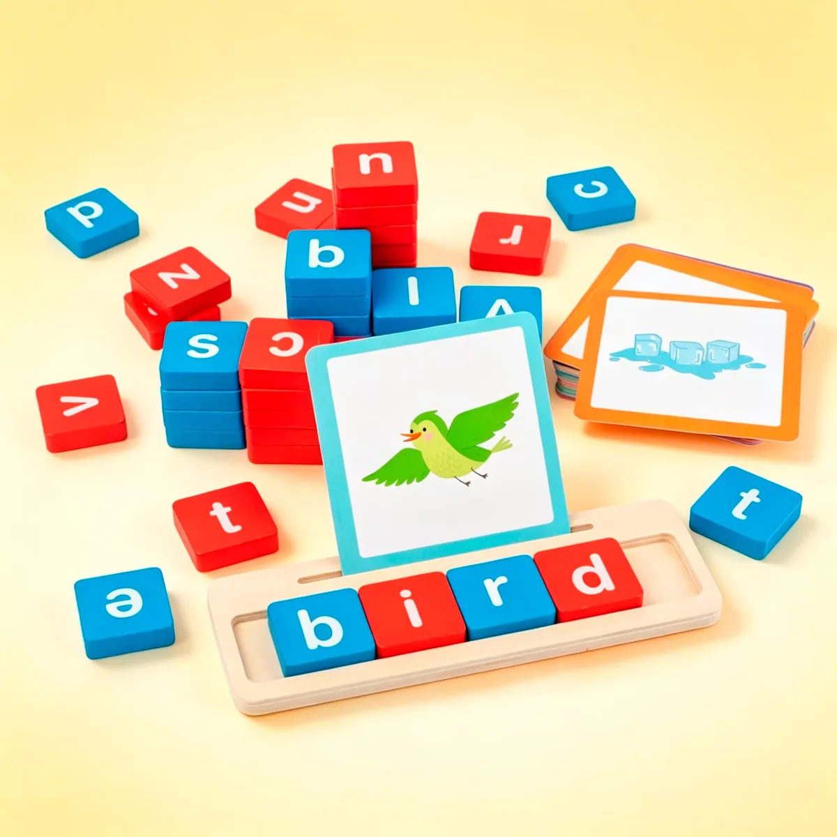 Деревянная игрушка для обучения spelling буквам на день рождения для детей