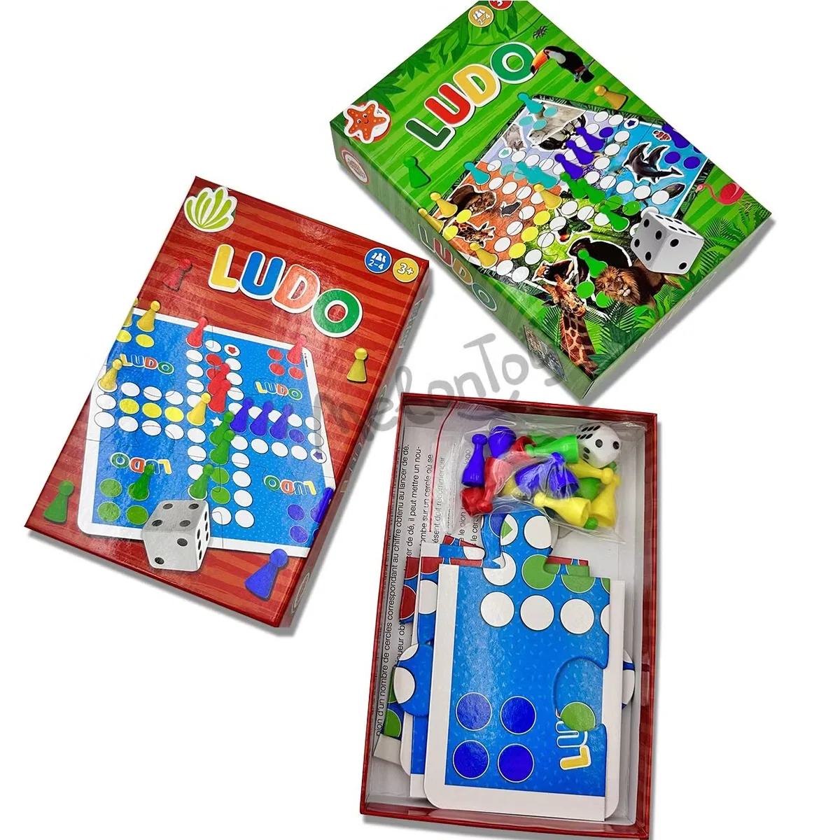 OEM Настольная игра Лудо Семейные настольные игры Игры с бросанием кубиков