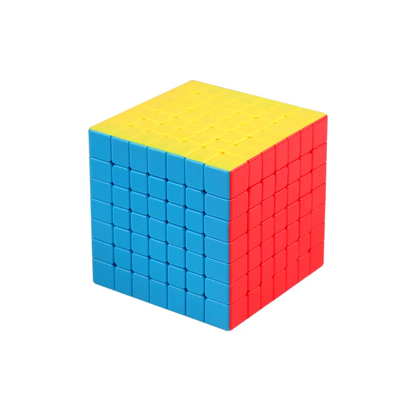 Мою Мейлонг 7X7 Скоростной магический куб, без наклеек 7-Layer Кубик высокой сложности, игрушка для тренировки мозга, подходящая для тех, кто учится собирать кубик