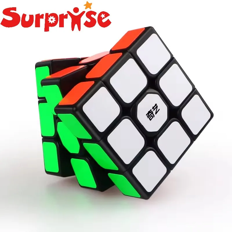 Игровая игрушка Qi Yi Образовательный Кубик 3X3X3 Пластик ABS Гладкая Подарочная Коробка Нейтральная Кастомизация Головоломка Игрушка