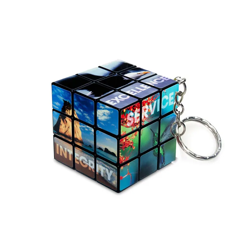 3.5cm Рекламный кубик с индивидуальным логотипом, подарки, игрушка, брелок