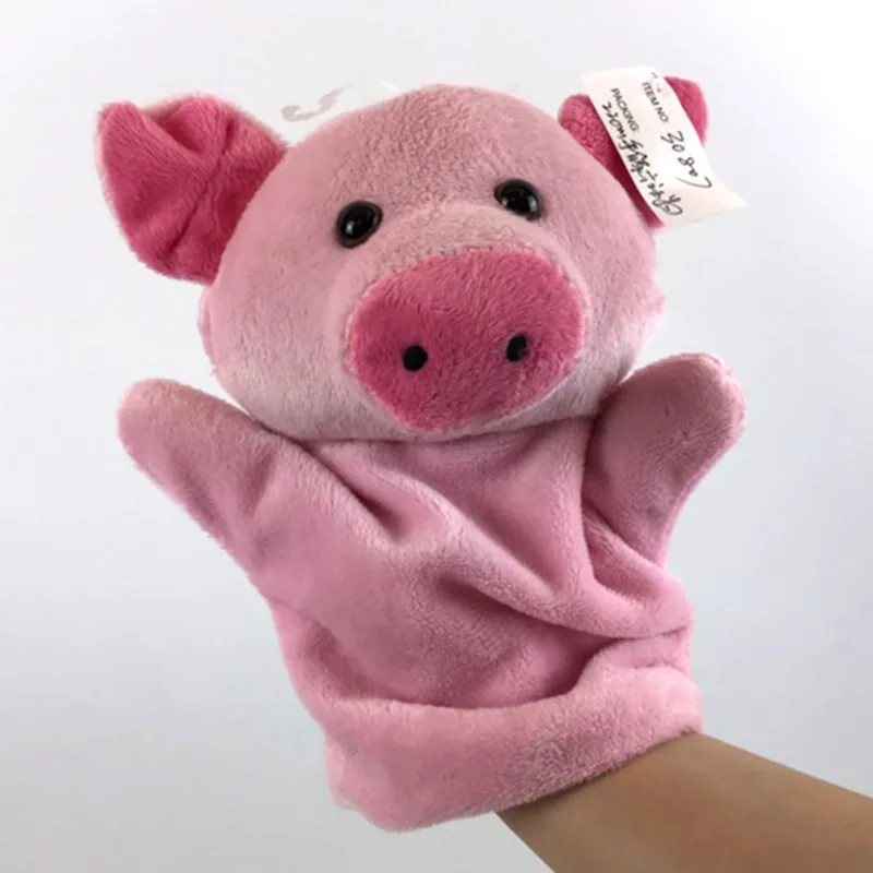 OEM ODM 30cm Розовая мягкая игрушка, милый плюшевый поросенок, кукла-рукавичка