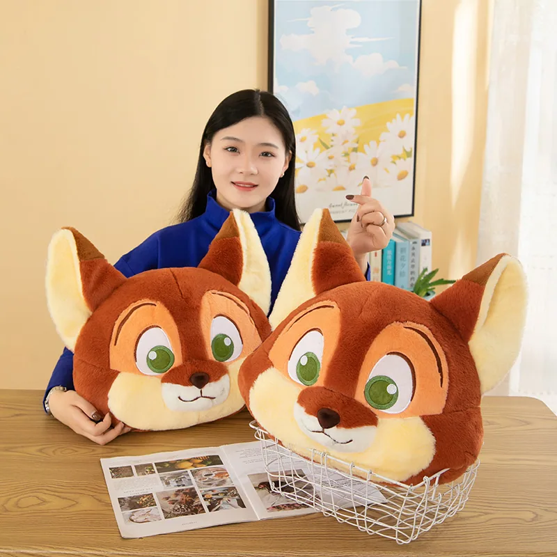 И ODM Custom Soft Cute Stuffed Anime плюш Toy Fox Зимний теплый подарок для рук