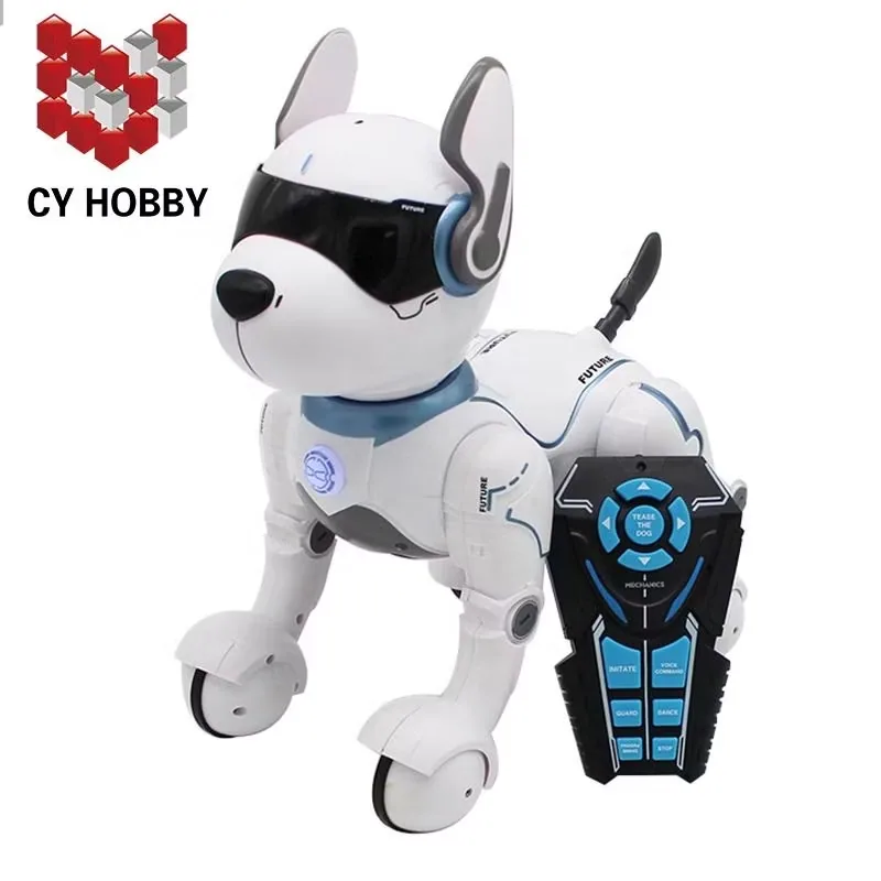 Cy-A001 Профессиональная игрушка-робот с голосовым управлением для детей, дистанционно управляемая собака-робот, электрическая игрушка для детей, подарок игрушка
