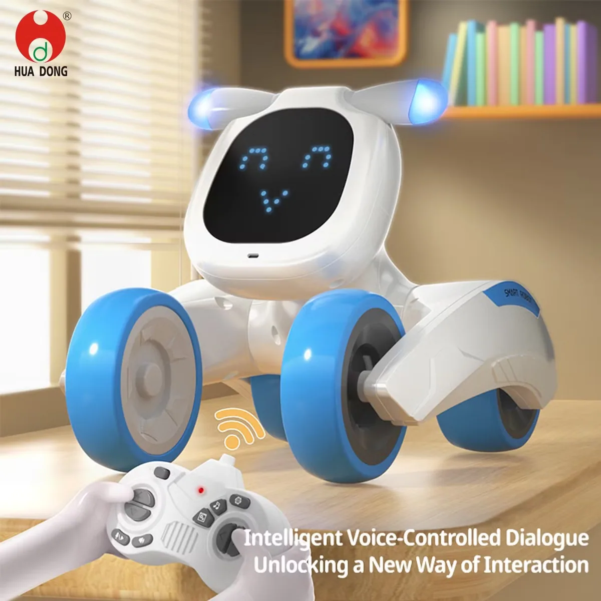Игрушки оптом Детские Smart Электронная игрушка собаки Интерактивная игрушка ПЭТ Подсветка и звуковые эффекты пульт ДУ Детские игрушки Поющие интеллектуальные Игрушка для обучения