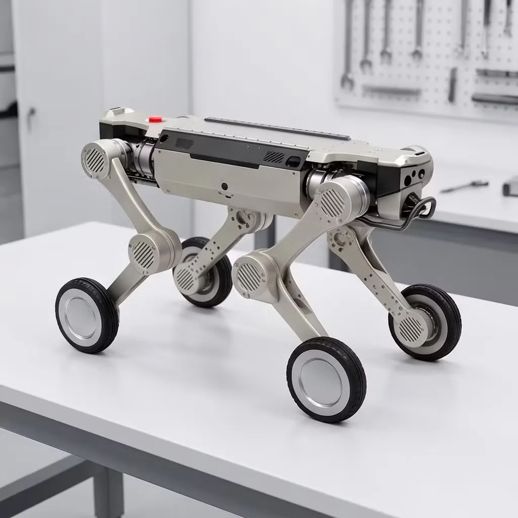 Автономный охранный патрульный робот с 16-Line 3D Лидар, двойным поворотным PTZ, ИИ отслеживанием, двусторонним аудио, интеллектуальным обнаружением и предупредительным светом