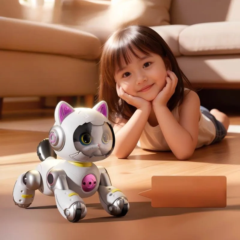 Умный робот-кот RC игрушка с искусственным интеллектом для детей