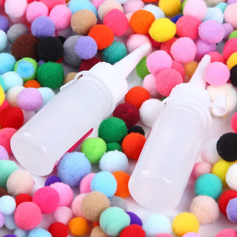 Оптовая ручная работа 30ml Алкогольные нетканые шерстяные шарики для детей DIY клей