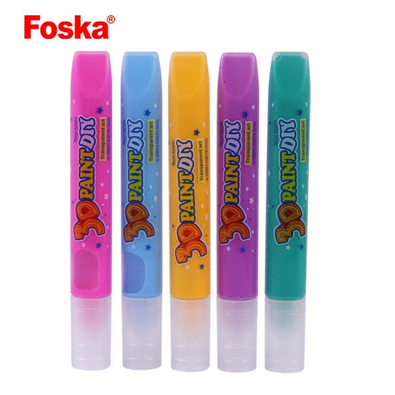 Фоска нетоксичная 10ml 3D художественная краска, клей для студентов