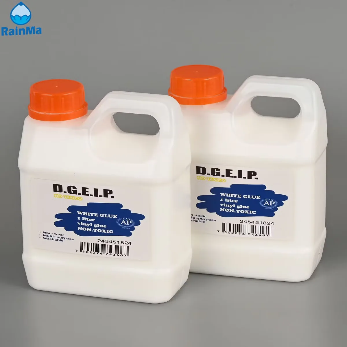 Нетоксичный моющийся многоцелевой 1000ml самодельный белый клей с индивидуальными наклейками
