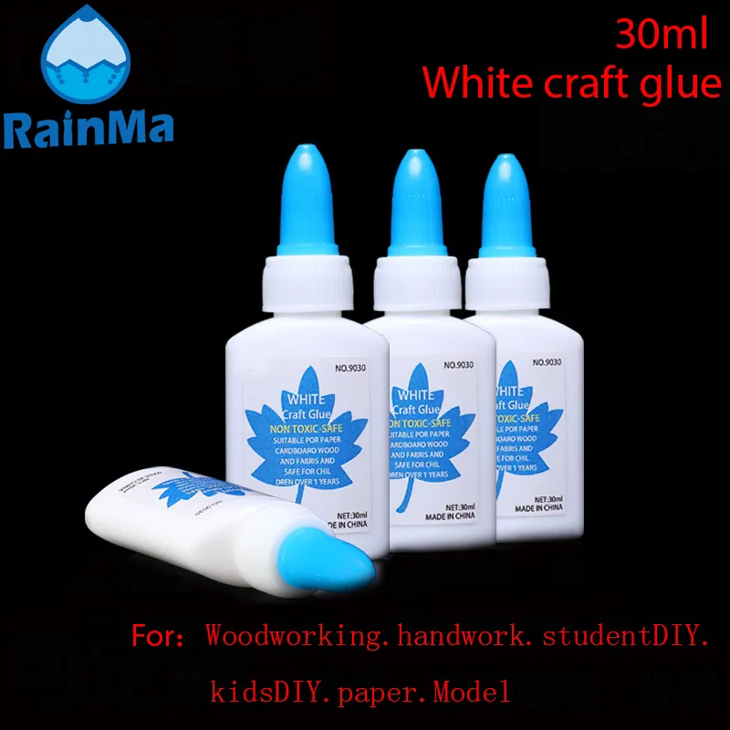 Оптовая 30ml школьная офисная белая клей для самодельного ремонта моделей