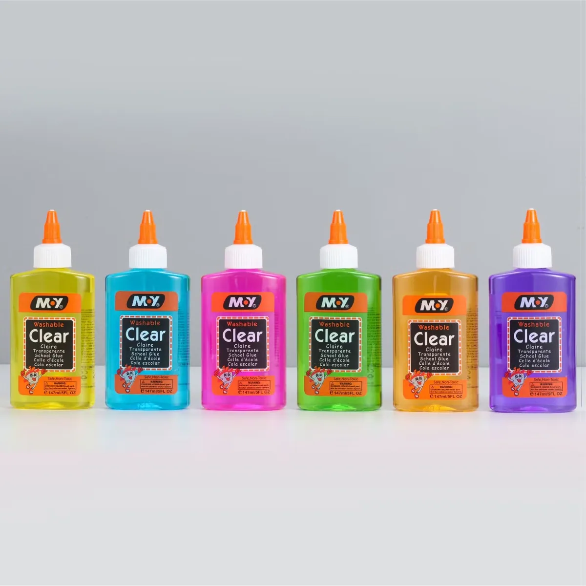 147ml Прозрачный клей для бумаги и дерева, соединяющий детей, для DIY слайма