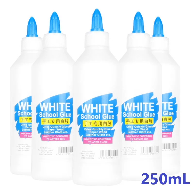 Легкий в использовании 250ml белый эмульсионный клей для любителей рукоделия
