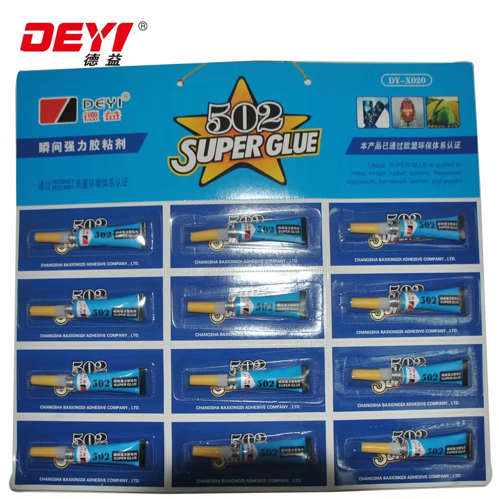 Аутентичные Super Glue 3G черного цвета в блистерной упаковке для OEM