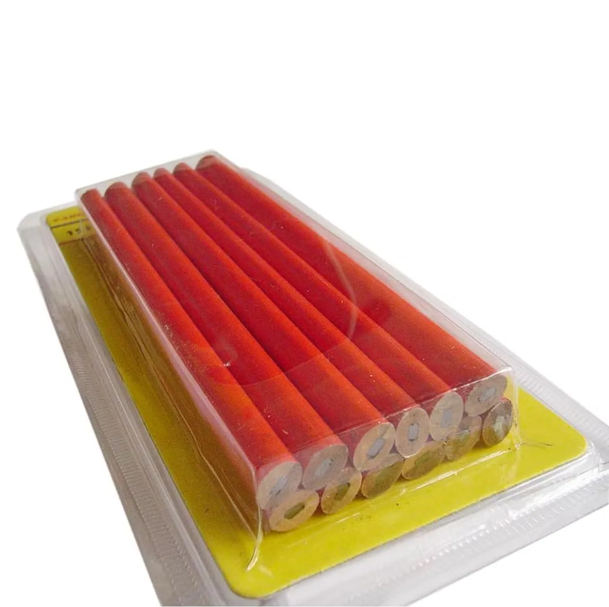 Упаковка в блистерной карте 12PCS 7" Карандаш для плотника