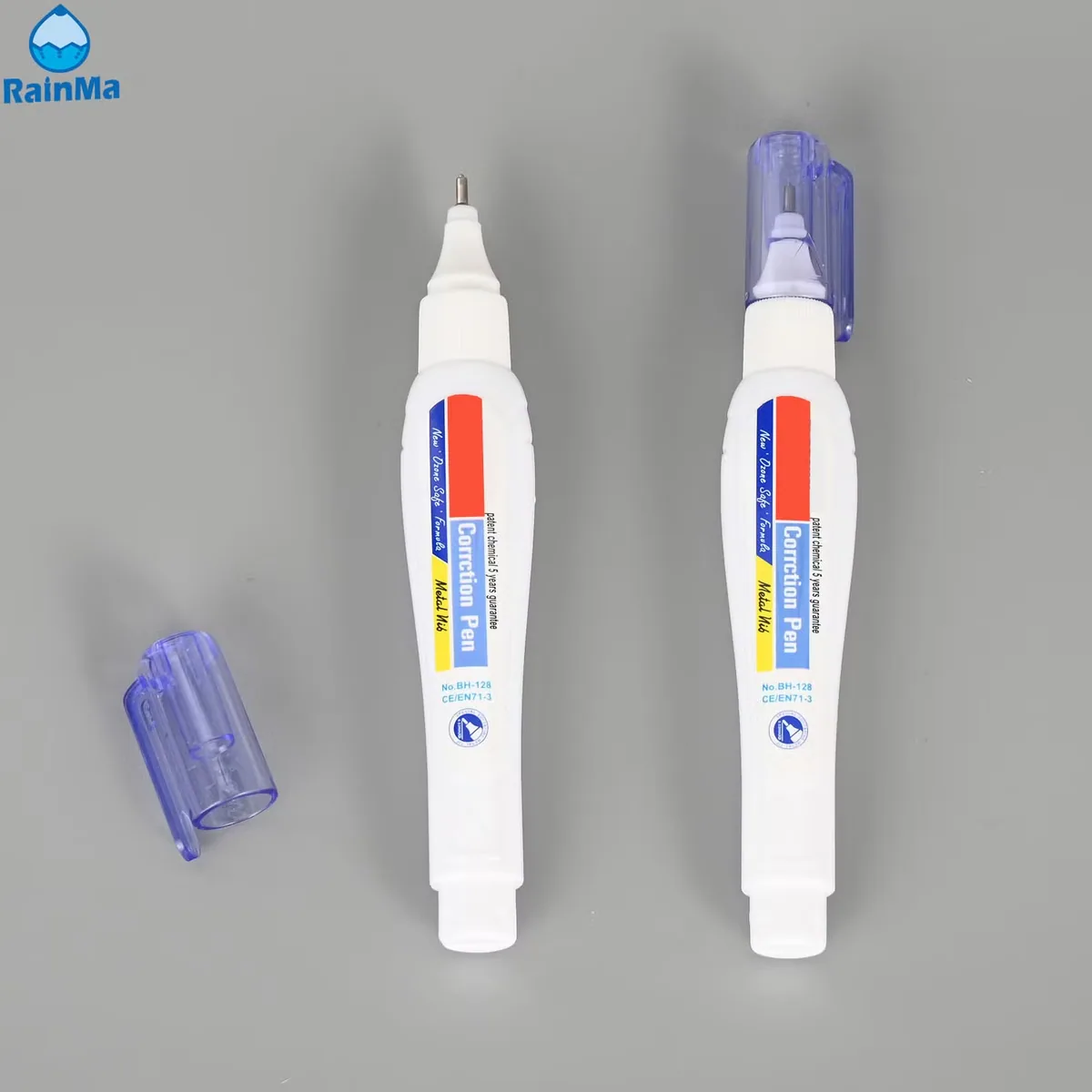 Экологически чистая безопасная 10ml белая коррекционная ручка для школы и офиса