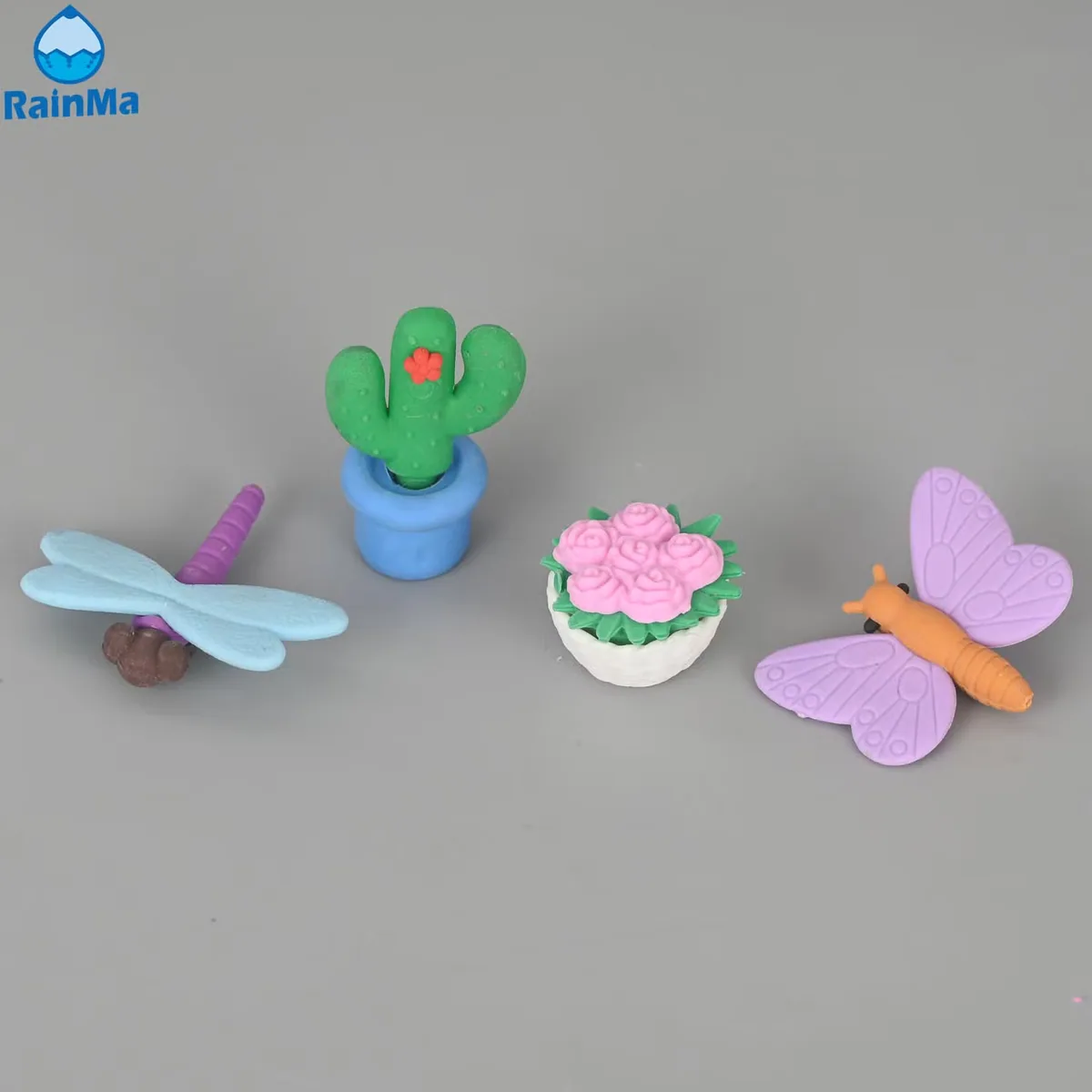 Милый 3D Слепленный кактус-ластик для детей для веселых подарков и игрушек