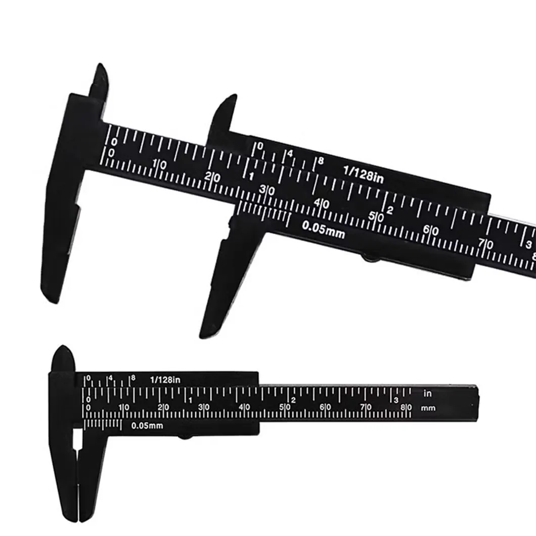 150mm Пластиковые белые штангенциркули для боди-арта - аксессуары для микроблейдинга, инструмент для создания микроблейдинга