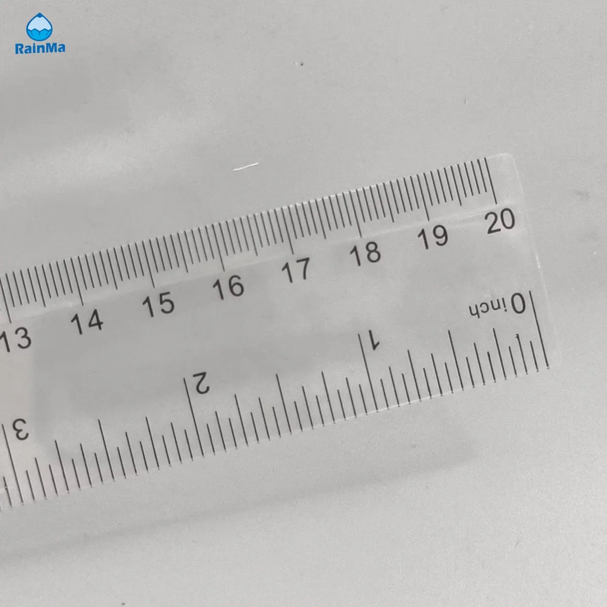 Односторонняя прозрачная пластиковая линейка для студентов 20cm для комплекта канцелярских принадлежностей