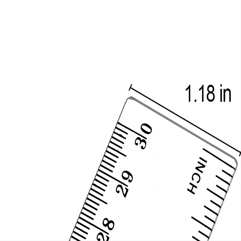 Оптовая 15cm 20cm 30cm пластиковая прямая линейка для семьи и школы