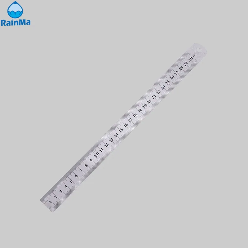 Нержавеющая сталь металлическая прямая линейка 30cm для измерения рисования
