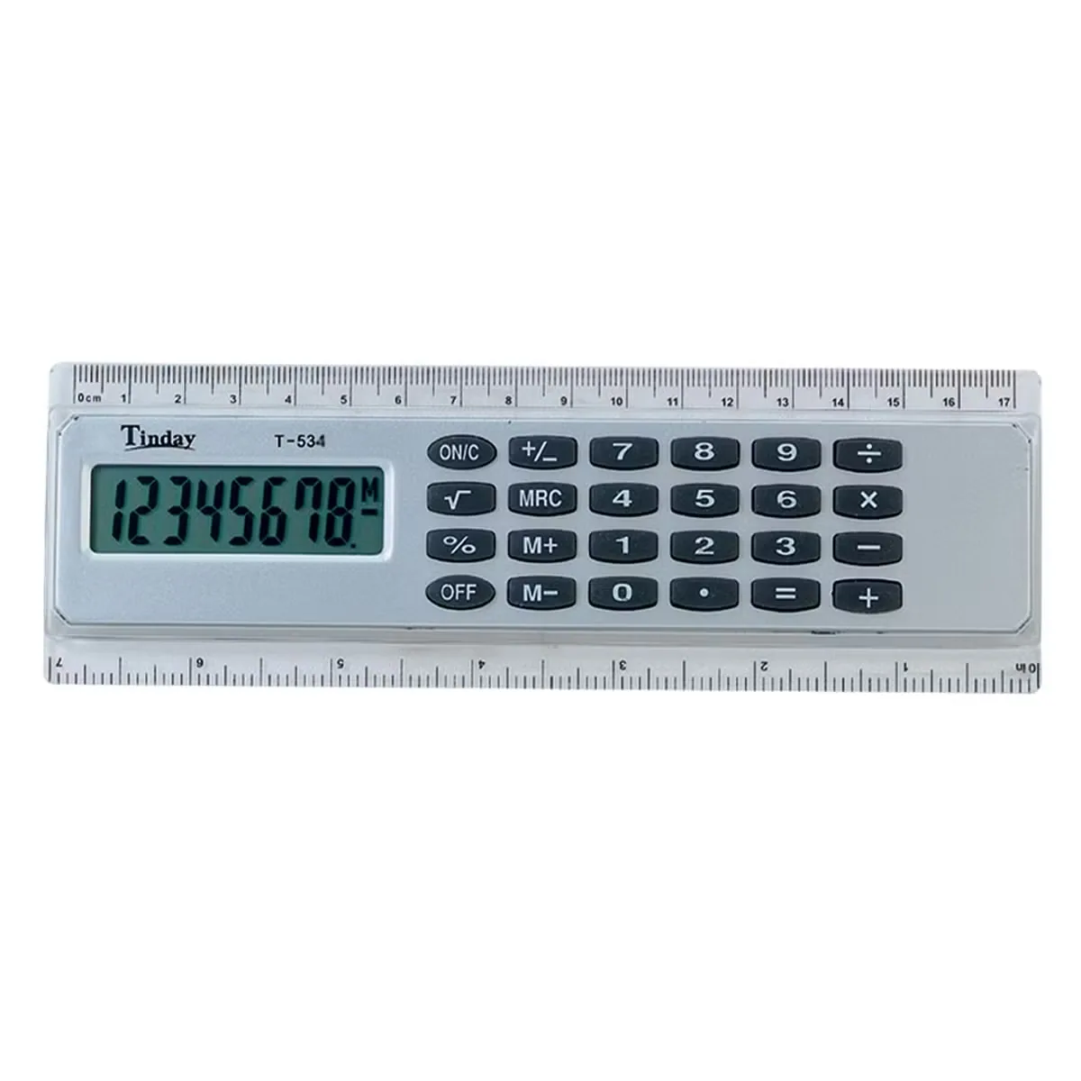 17cm 7 Пластиковая линейка с точностью до дюйма для школьных канцелярских принадлежностей в дюймах и сантиметрах