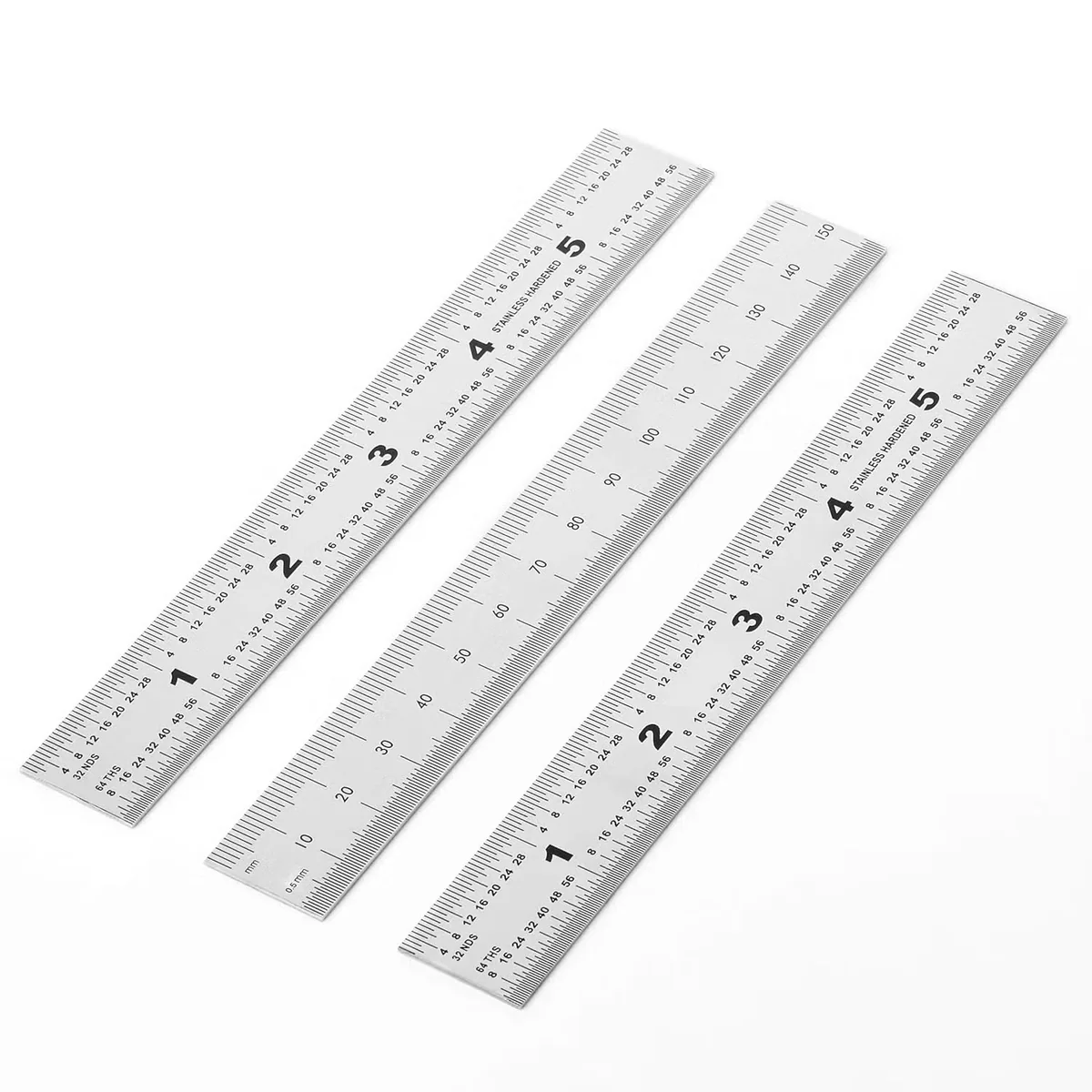 15cm 20cm 30cm Металлическая нержавеющая стальная линейка
