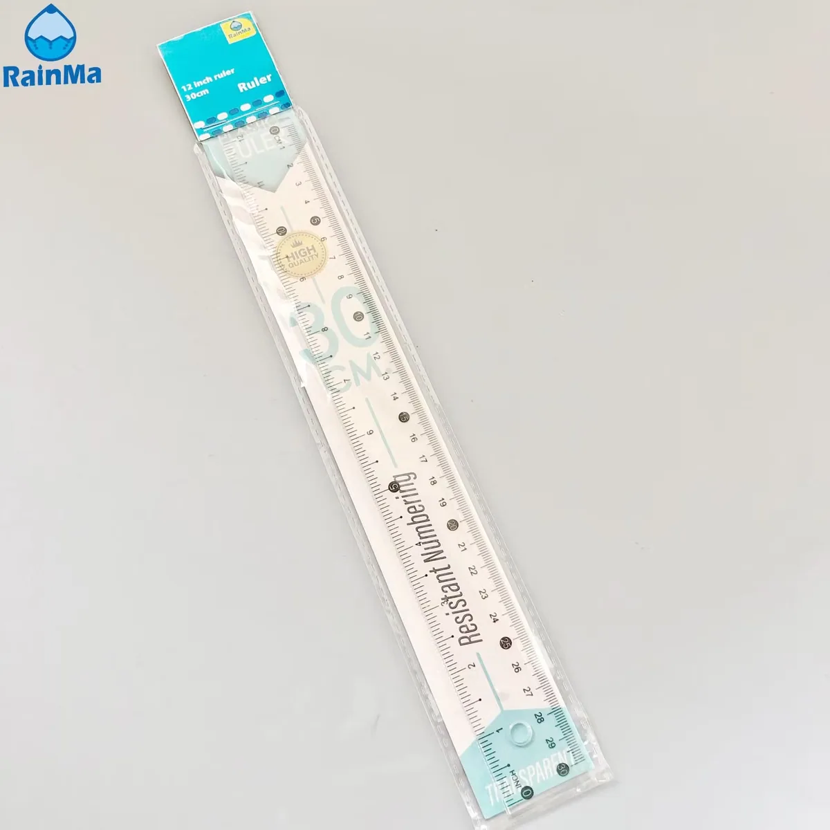 Деш ruler 30cm Прозрачная пластиковая линейка для офиса и школьных канцелярских принадлежностей