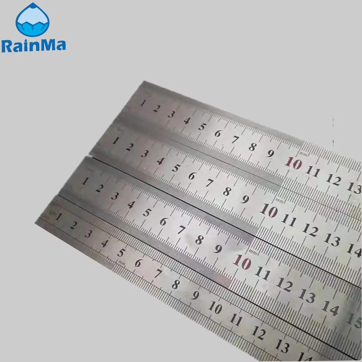 Фабричная цена индивидуальный логотип 15cm/20cm/30cm металлическая нержавеющая стальная линейка