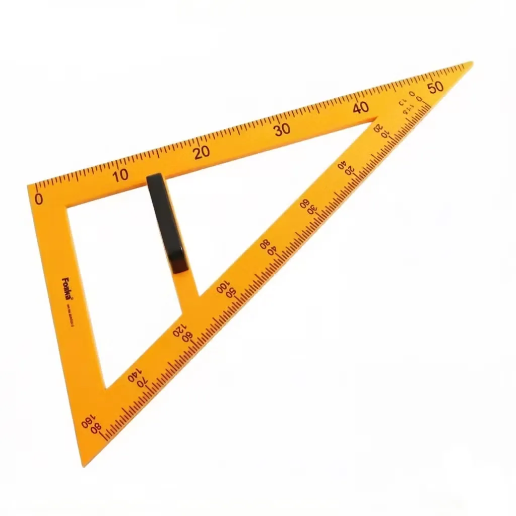 50cm Набор треугольных линейок с пластиковыми ручками для школьных принадлежностей