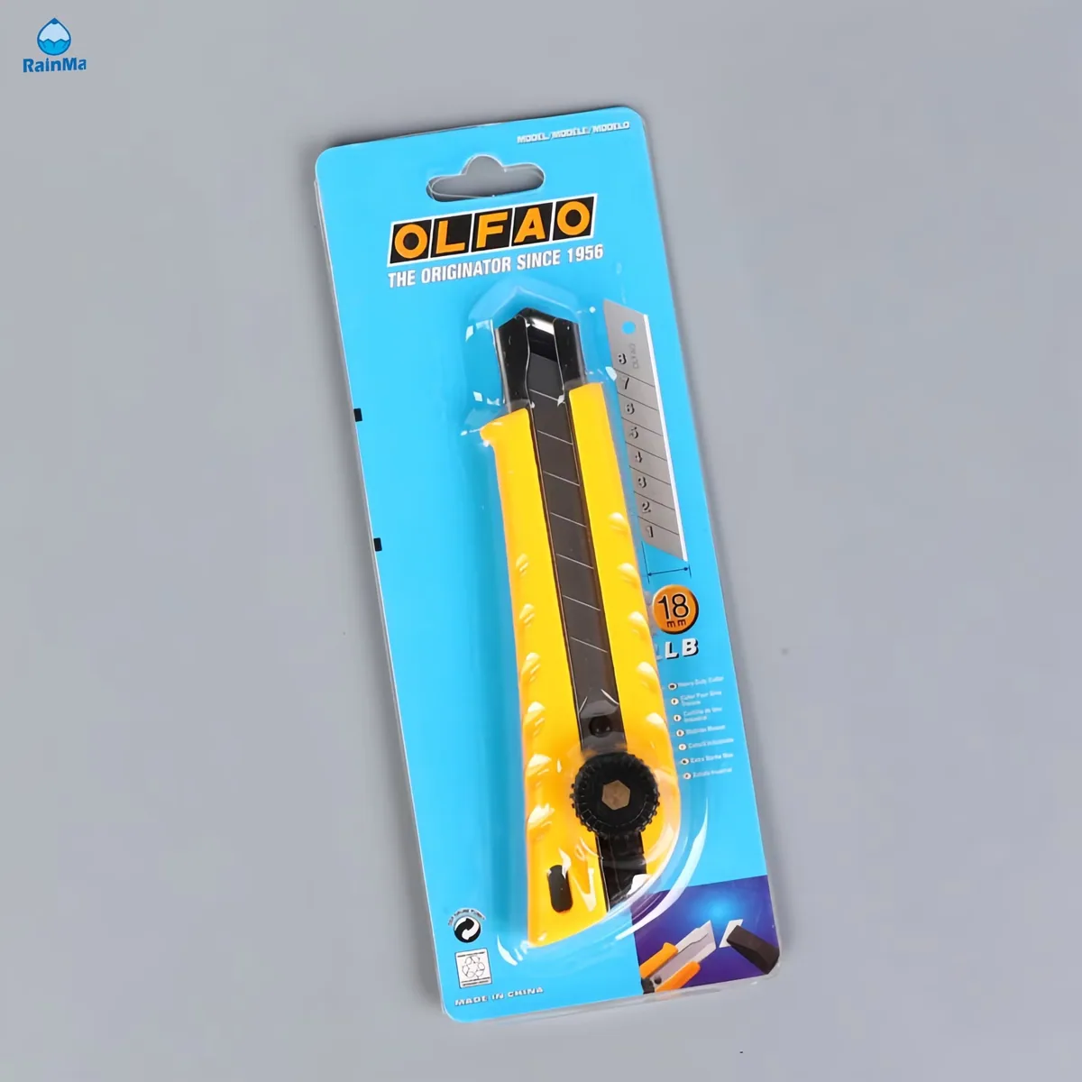 18mm Ручной замок с отломом, тяжелый нож для резки, утилитарный нож с индивидуальным логотипом